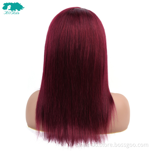 fast selling products in south africa, thick raw indian hair 99j color human hair wigs